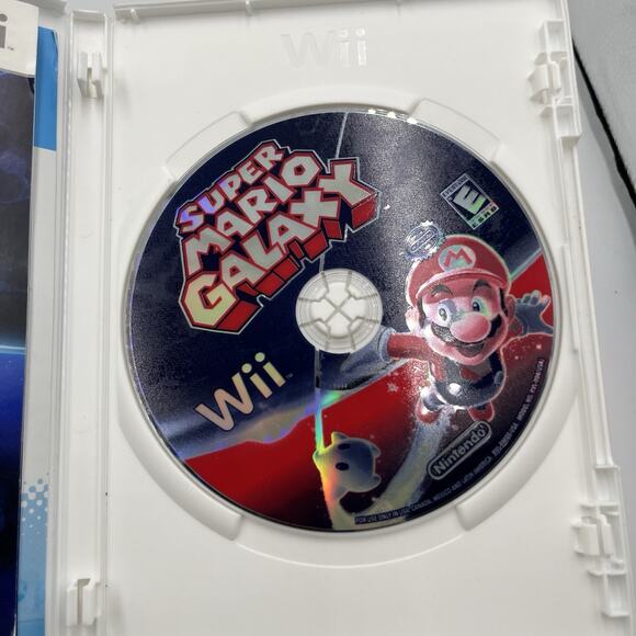 Super Mario Galaxy (Nintendo Wii, 2007) CIB Complete In Box - Picture 6 of 6